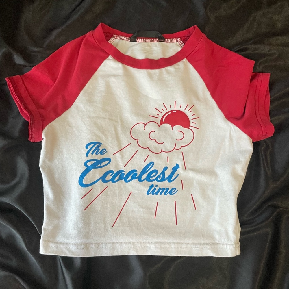 Graphic crop top